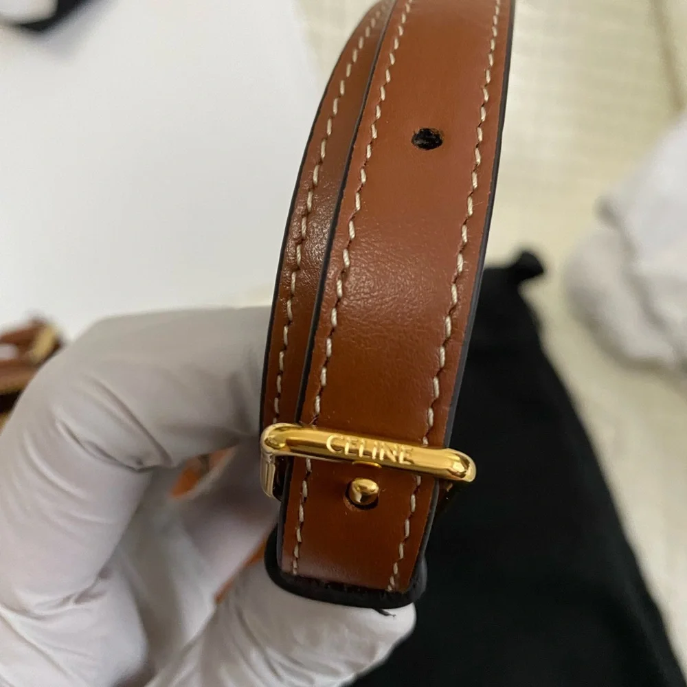 Celine Boston Small Tan Leather, Brand New - Picture 15 of 16